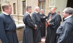 Генеральну капітулу ЧСВВ відвідав Кардинал Леонардо Сандрі